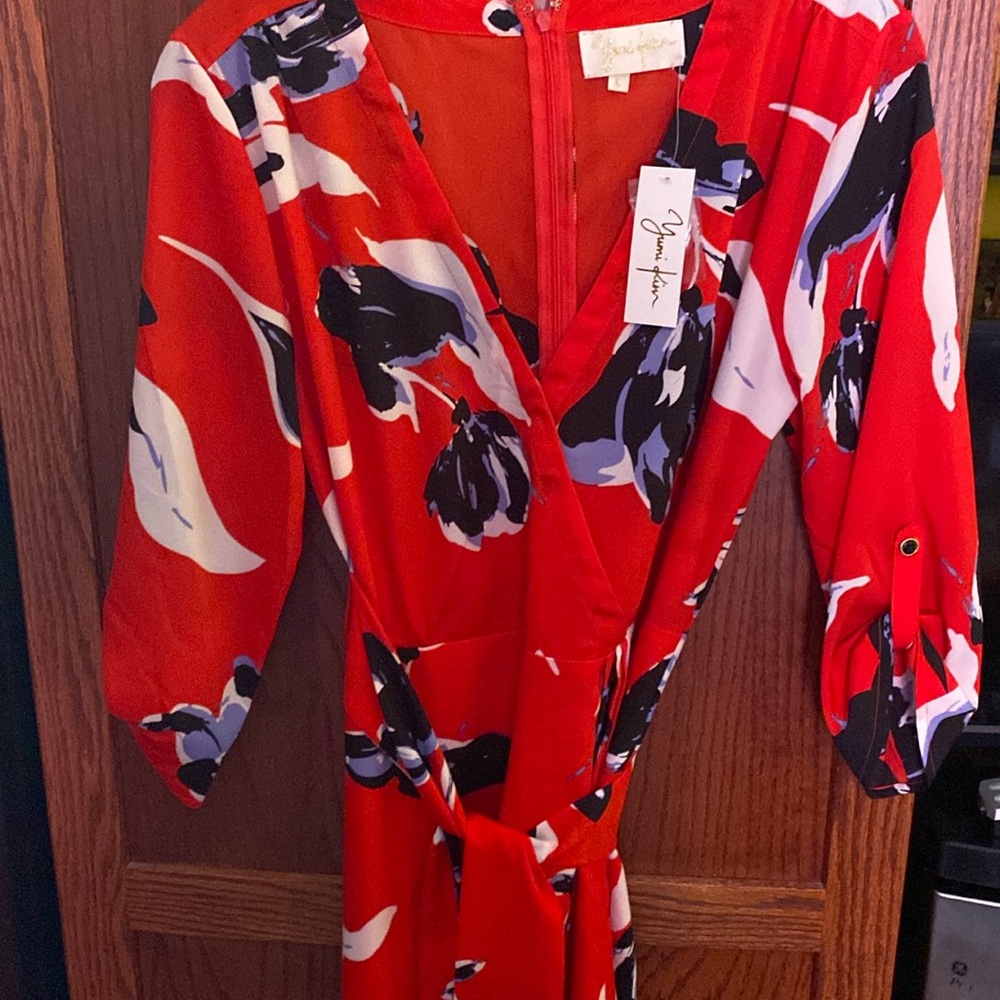 Yumi Kim Red Floral Dress